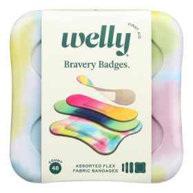 Welly First Aid - Brvry Bdgs Asst Colorwash - Case Of 48-ct